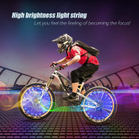 Xyemao 20 Leds Bike Wheel Light Strip Waterproof BNIB Xyemao 20 Leds Bike Wheel Light Strip Waterproof BNIB