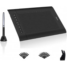 HUION H610PRO V2 Graphic Drawing Tablets 10x6 inch Digital Drawing Pad for PC/Mac/Chromebook