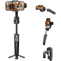 MOZA Mini-S Smartphone Gimbal Stabilizer with an Extension Pole MOZA Mini-S Smartphone Gimbal Stabilizer with an Extension Pole