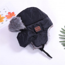Bluetooth Music Trapper Hat Winter Trooper Headphone Built-in Earphones Mic