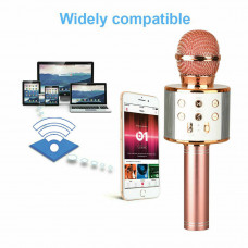 Karaoke Microphone Speaker Wireless Bluetooth Handheld Mic KTV